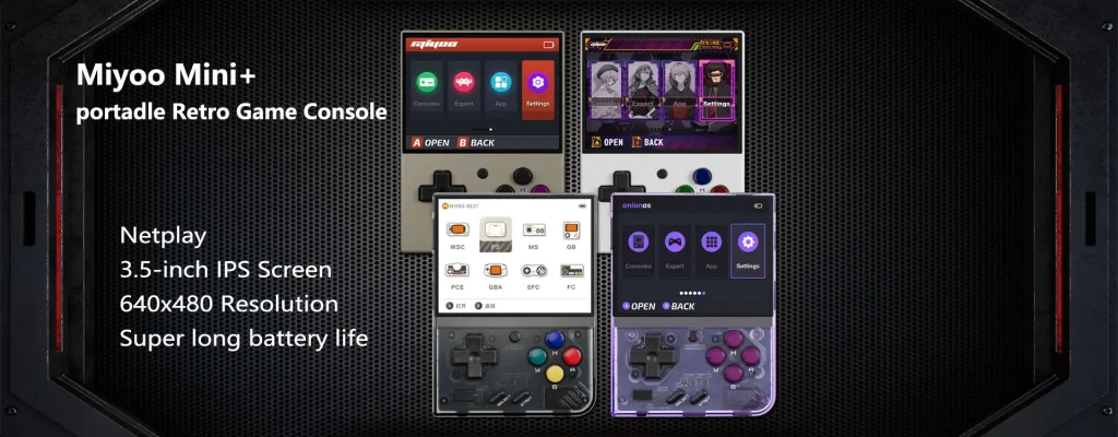 Miyoo mini+ Portable Retro game console Step By Step guide