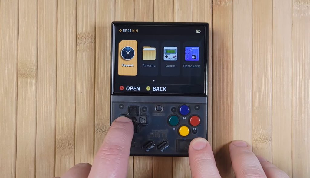 Understanding the Device Interface of Your Miyoo Mini